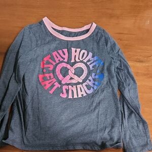 Justice Stay Home Eat Snacks Long Sleeve